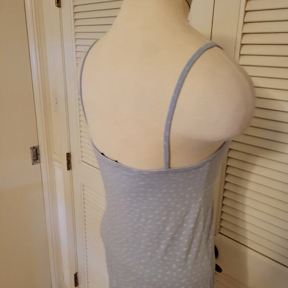 Brandy Mayville Blue Floral Spaghetti Strap Mini Dress V Neck Size XS - Picture 4 of 7